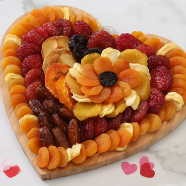 Heart Shaped Dried Fruit Tray