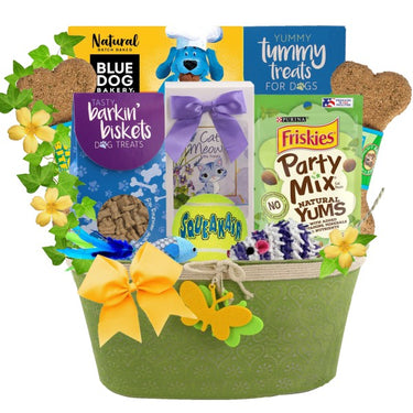 Dog and Cat Gift Basket