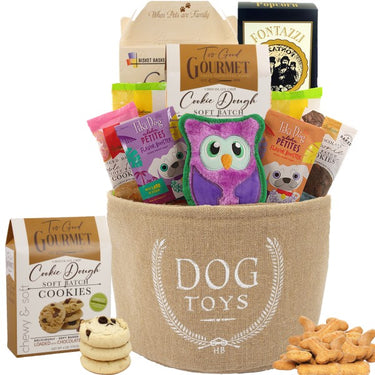 Cookies and Toy Bin Dog & Owner Gift