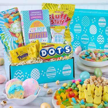 Happy Easter Candy Care Package Blue