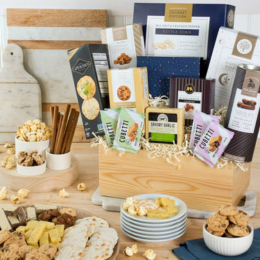 Classic Snacks and Chocolate Gift Basket