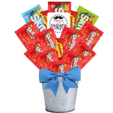 Vintage Father's Day Skittles Candy Bouquet