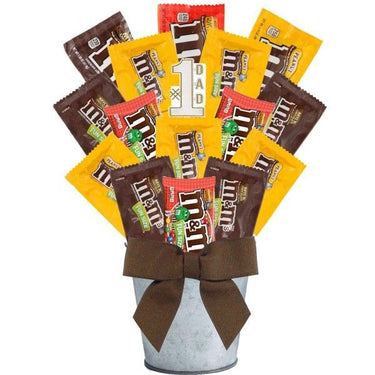 Vintage Father's Day M&M's Candy Bouquet